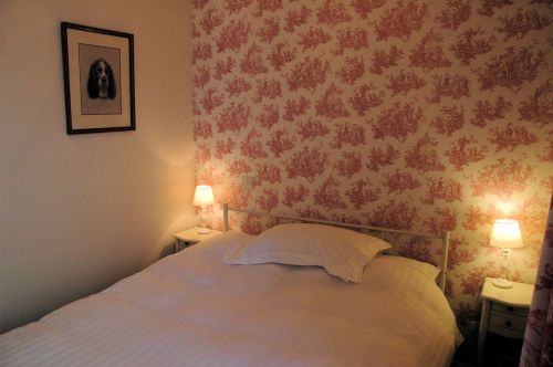 The double bedroom on the ground flooor at The Old Manse Guest House, Lochcarron