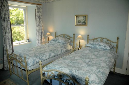 The twin bedroom at The Old Manse Guest House, Lochcarron